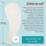 2X1/ Parches de Microagujas + Ácido hialurónico para ojeras, bolsas y arrugas