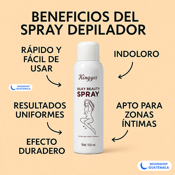 OFERTA 2x1 ⭐️ Spray Depilador para Hombres y Mujeres - 100% ORIGINAL Y SIN DOLOR
